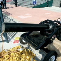 Boat Stoppig system firing arresting line