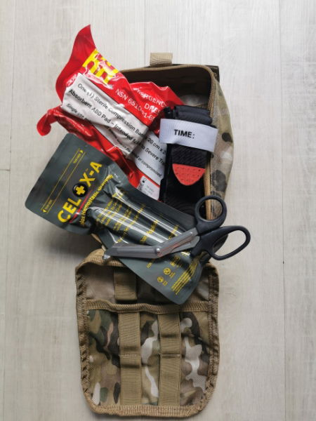 SEVERE TRAUMA PACK IN MULTICAM POUCH