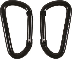 BLACK 6mm KARABINER