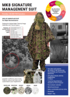 WOODLAND CAMOUFLAUGE GHILLIE SUIT THERMAL MK8