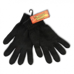 MENS/WOMENS FULL LENGTH  GLOVES, BLACK ONE SIZE