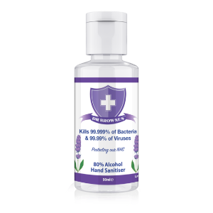 Dr. Browne's Scented Hand Sanitiser 50ml  - lavender 