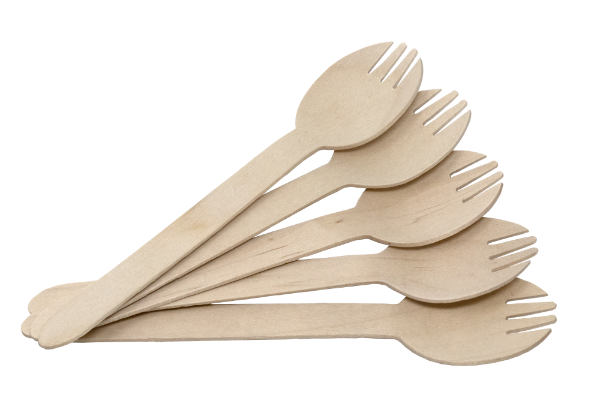 WOODEN SPORK FOR UN RATION PACK CRP