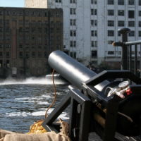 Fire Boat stopping line