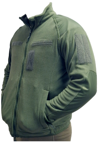 OLIVE FLEECE JACKET