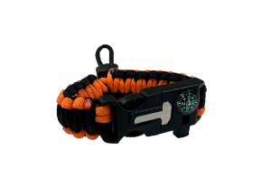 Paracord survival bracelet